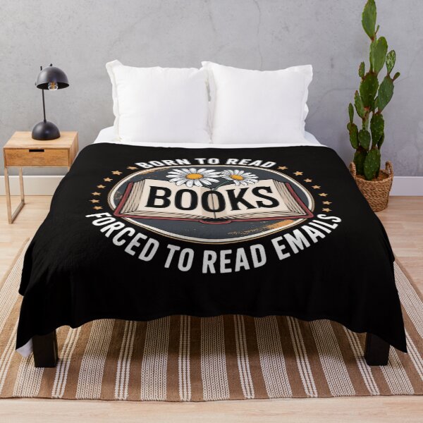 Item preview, Born To Read Books Forced To Read Emails Book Lovers designed and sold by BotboutiquePre.