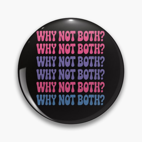 Item preview, Bisexual Why Not Both Bi Pride Flag LGBTQ Men Women designed and sold by silladive.