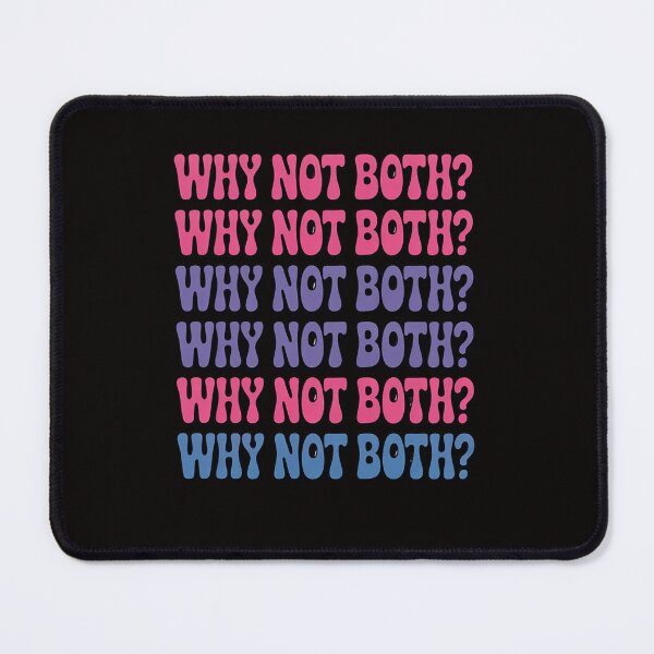 Item preview, Bisexual Why Not Both Bi Pride Flag LGBTQ Men Women designed and sold by silladive.