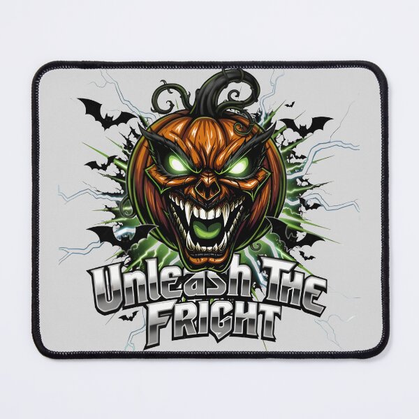 Item preview, Unleash The Fright Evil Pumpkin Horror Art designed and sold by SoftyDesigns.
