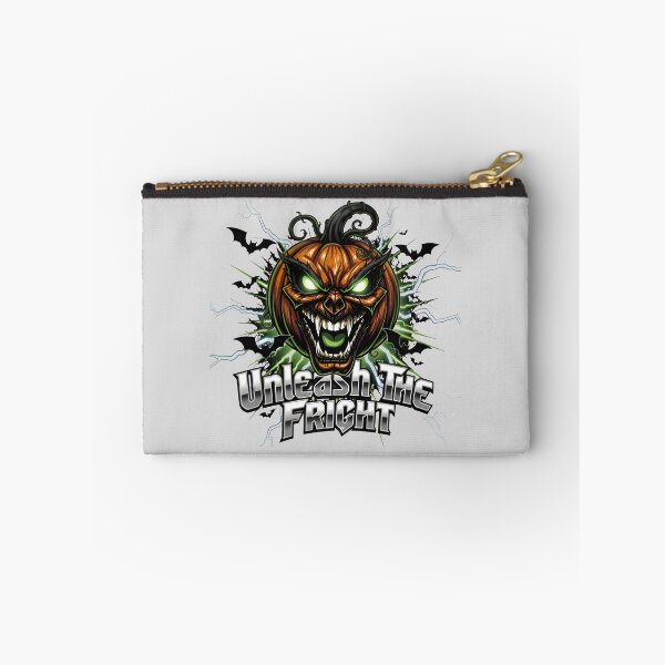 Item preview, Unleash The Fright Evil Pumpkin Horror Art designed and sold by SoftyDesigns.