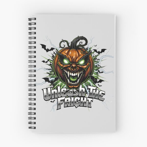 Item preview, Unleash The Fright Evil Pumpkin Horror Art designed and sold by SoftyDesigns.