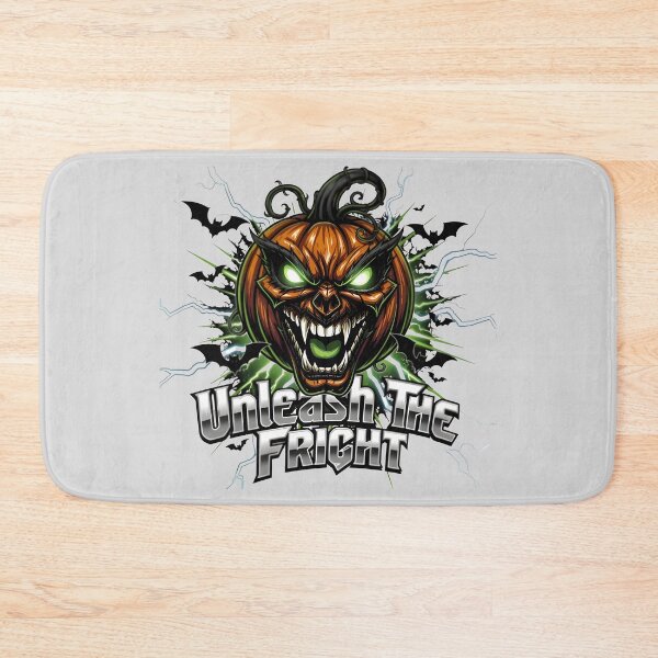 Item preview, Unleash The Fright Evil Pumpkin Horror Art designed and sold by SoftyDesigns.