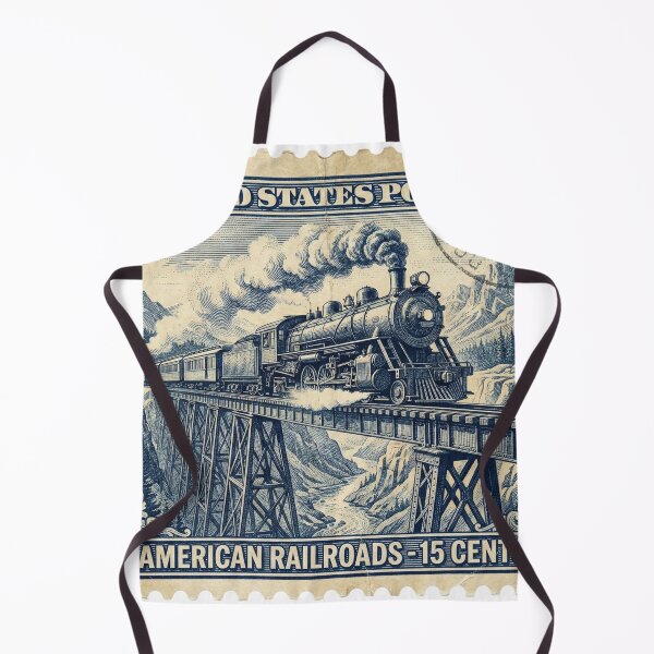 Item preview, Vintage Engraved Steam Train Stamp Art designed and sold by EverBranz-stor.