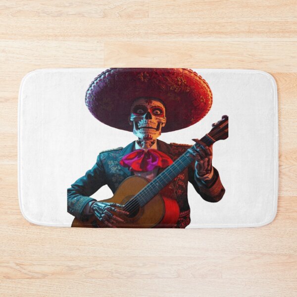 Item preview, Mariachi Skeleton Day of the Dead Art designed and sold by TFM-Fashion.