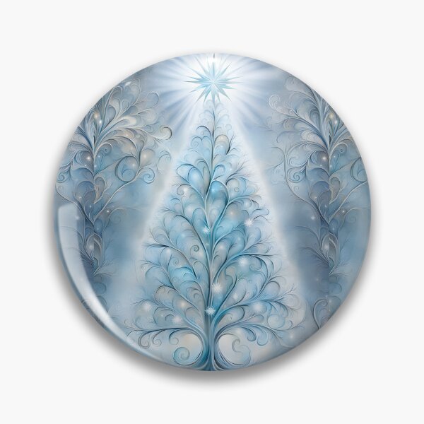 Artikelvorschau, WEIHNACHTSGRUSS WEIHNACHTSBAUM Blauer Saphir Buntglas-Kunstdruck mit Juwelen auf Bestellung ~Winterwunderland-Partydekoration ~Geburtstagsgeschenk ~Gastgeschenk entworfen und verkauft von Spinning Plates 360.