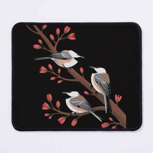 Item preview, Bird Watching Nature Animal Blossom Chickadee designed and sold by silladive.