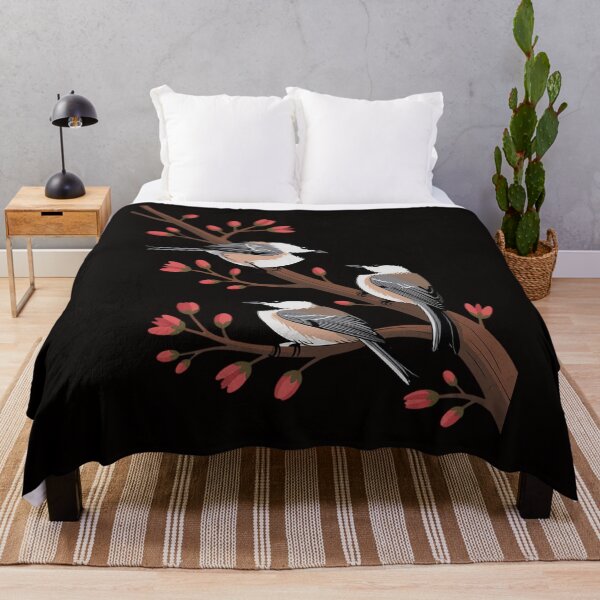 Item preview, Bird Watching Nature Animal Blossom Chickadee designed and sold by silladive.