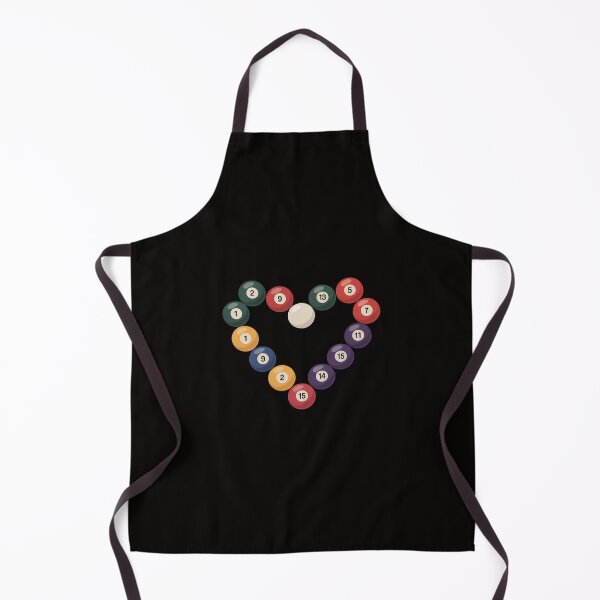 Item preview, Billiard Pool Billiard Ball Billiard player lover heart men designed and sold by silladive.