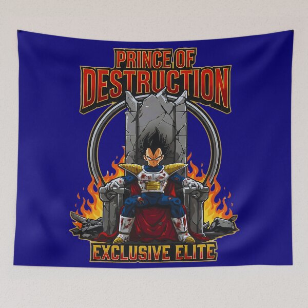Item preview, Prince of Destruction - Saiyan Throne designed and sold by Artistic canvas store.