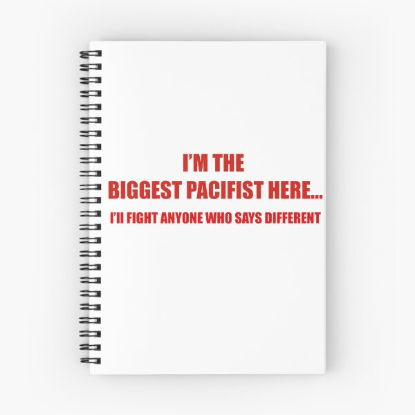 Item preview, PACIFIST (RED) designed and sold by Passive Aggressive Pacifist.