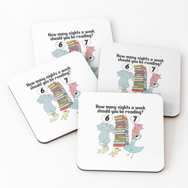 Item preview, How Many Nights A Week Should You Be Reading 6-7, Pigeon Elephant Piggie Children's Books,Teacher Six Seven 67 designed and sold by ToscaSamShop.