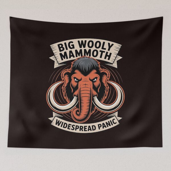 Item preview, Big Wooly Mammoth Widespread Panic Stone Age Woolly Mammoth designed and sold by hettingerchaim.