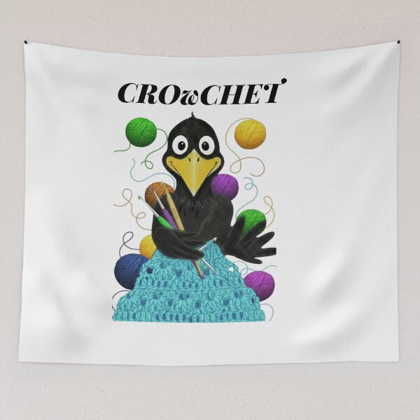 Item preview, CROCHETING CROW designed and sold by DooDopper Designs.