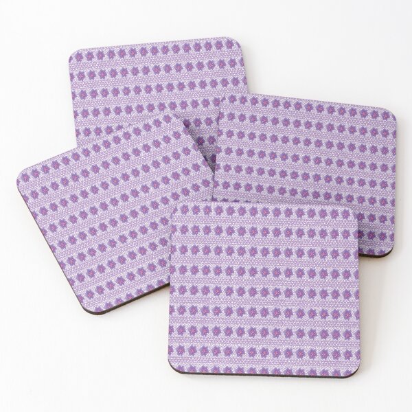 Item preview, Aesthetic Botanical Geometric Floral Stripe Pattern designed and sold by PVTCreations.