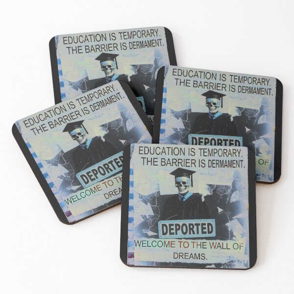 Item preview, Muro de los Sueños: Educación vs. Barrera Permanente designed and sold by Raw-Ink.