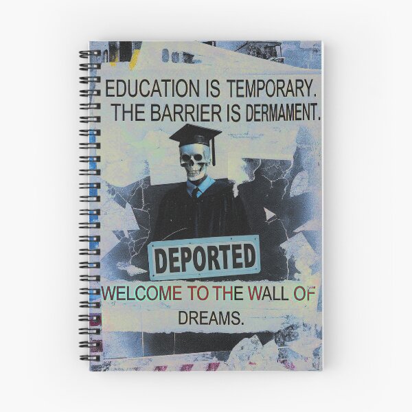 Item preview, Wall of Dreams: Education vs. Permanent Barrier designed and sold by Raw-Ink.