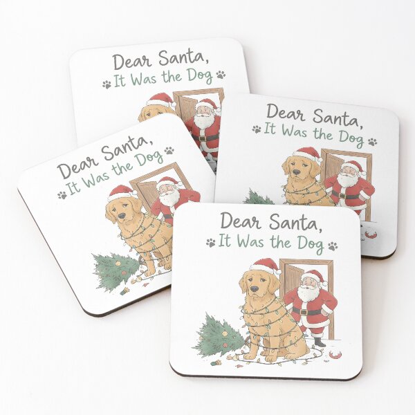 Item preview, funny holiday Dear Santa, It Was the Dog designed and sold by Uglyandcute.