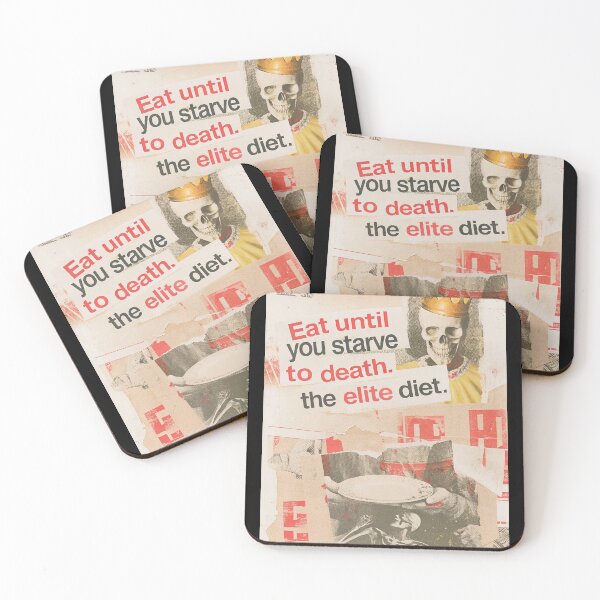 Item preview, The Elite Diet: Laughing at Starvation designed and sold by Raw-Ink.