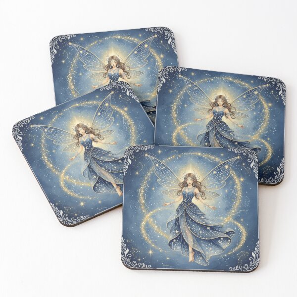 Item preview, Celestial Winter Starlight Fairy designed and sold by Dream Bloom Gallery.