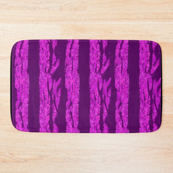 Item preview, Pink Glitter Zebra Stripes on Dark Purple Background designed and sold by SassyArtistry.