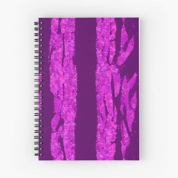 Item preview, Pink Glitter Zebra Stripes on Dark Purple Background designed and sold by SassyArtistry.
