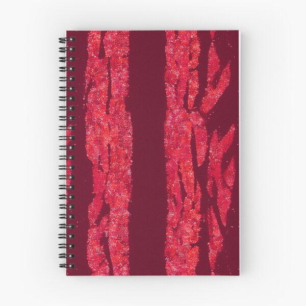 Item preview, Red Glitter Zebra Stripes on Dark Burgundy Background designed and sold by SassyArtistry.