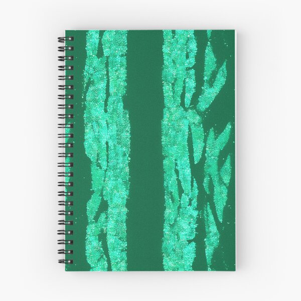 Item preview, Teal Glitter Zebra Stripes on Deep Green Background designed and sold by SassyArtistry.