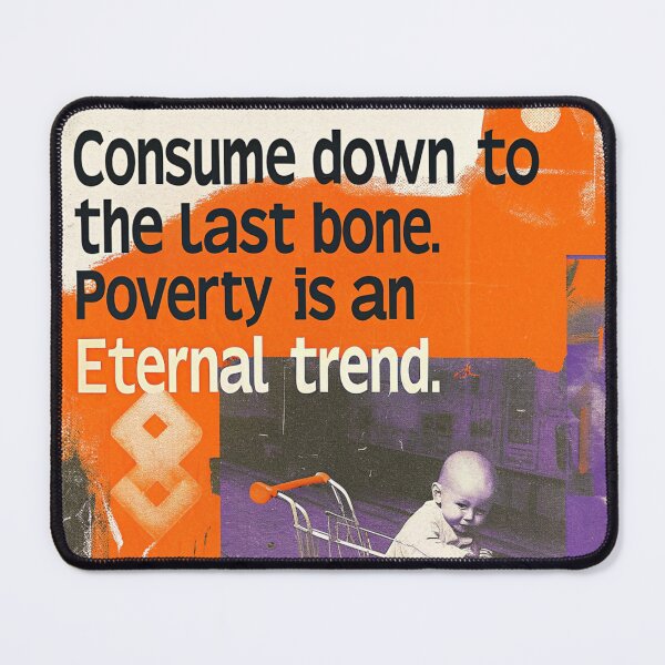 Item preview, Eternal Trend: Poverty and the Empty Shopping Cart designed and sold by Raw-Ink.