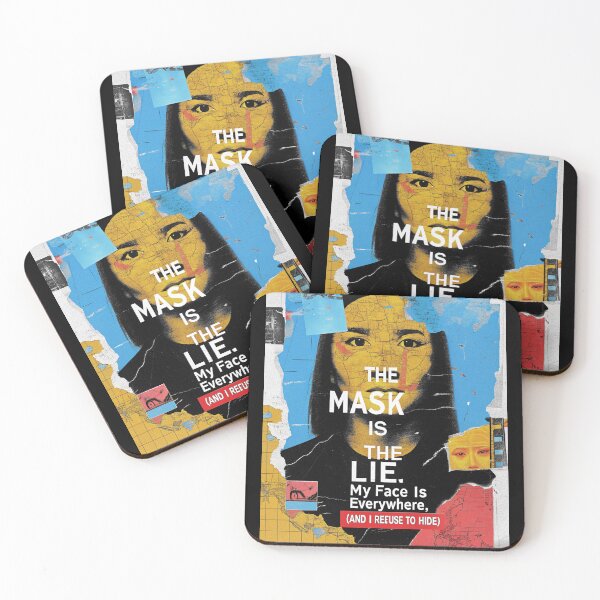 Item preview, My Face Is Everywhere: Refusing to Hide designed and sold by Raw-Ink.