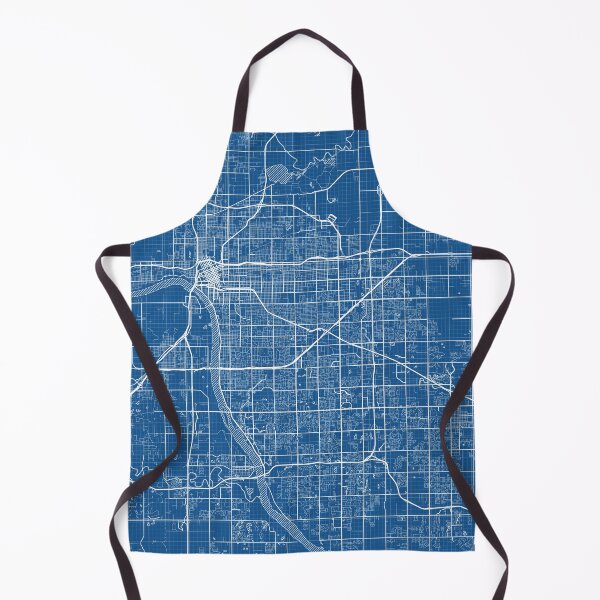 Item preview, Tulsa City Map of Oklahoma, USA - Blueprint designed and sold by deMAP.