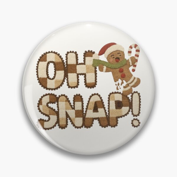 Item preview, Oh Snap Gingerbread Man - Funny Christmas Apparel & Home Decor designed and sold by Compass and a Camera.
