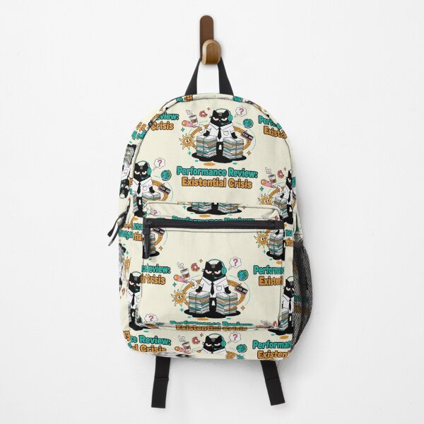 Item preview, Performance Review Existential Crisis | Corporate Burnout Cat | Black Scowl designed and sold by IAPICTURE.