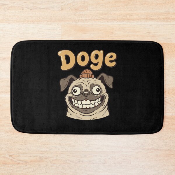 Item preview, Doge Pug is Wildin' - Straight Fire Meme Dog with a Sick Grin! designed and sold by FluffinCool.