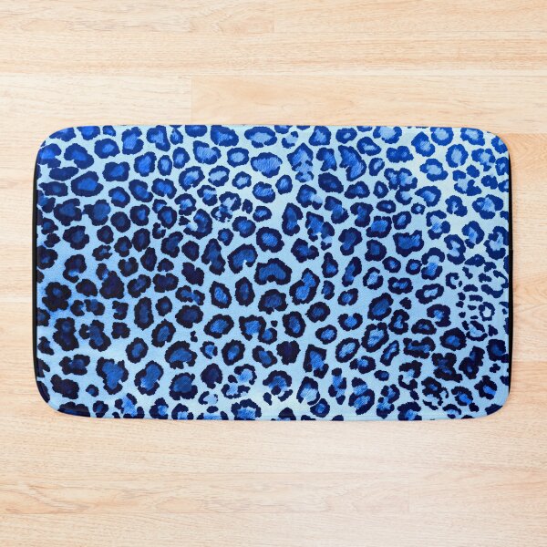 Item preview, Blue Leopard Print Pattern designed and sold by SassyArtistry.