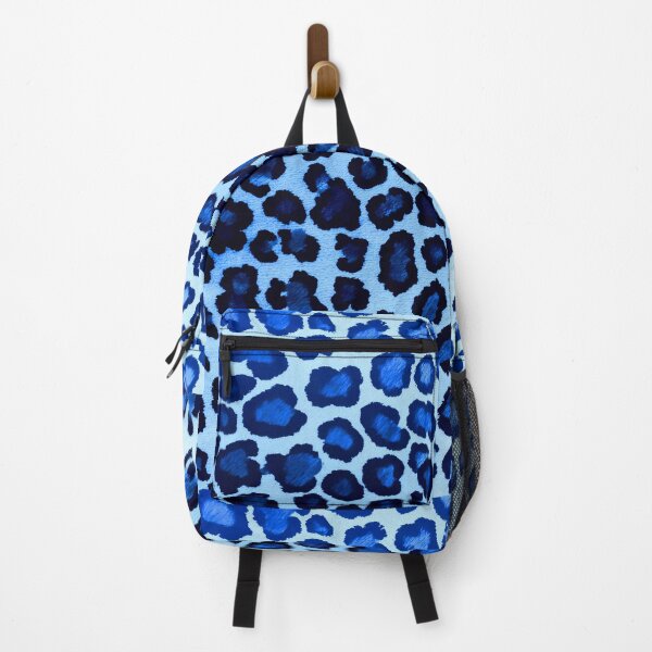 Item preview, Blue Leopard Print Pattern designed and sold by SassyArtistry.