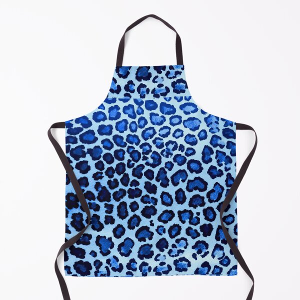 Item preview, Blue Leopard Print Pattern designed and sold by SassyArtistry.