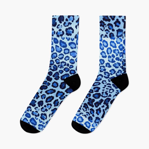 Item preview, Blue Leopard Print Pattern designed and sold by SassyArtistry.