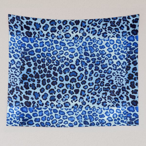 Item preview, Blue Leopard Print Pattern designed and sold by SassyArtistry.