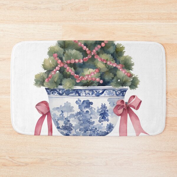 Item preview, Sweet Coquette Chinoiserie Christmas Tree in Footed Planter designed and sold by TheChinoiserie.
