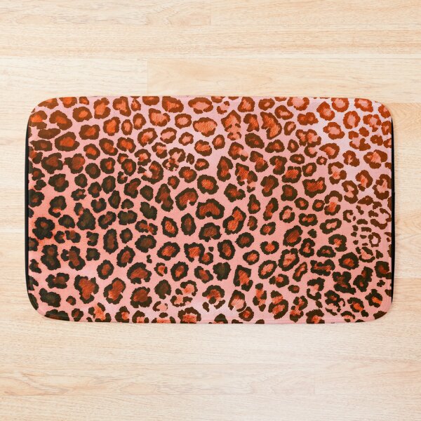 Item preview, Orange Leopard Print Pattern designed and sold by SassyArtistry.