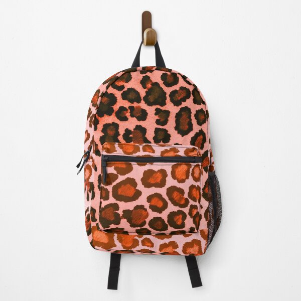 Item preview, Orange Leopard Print Pattern designed and sold by SassyArtistry.