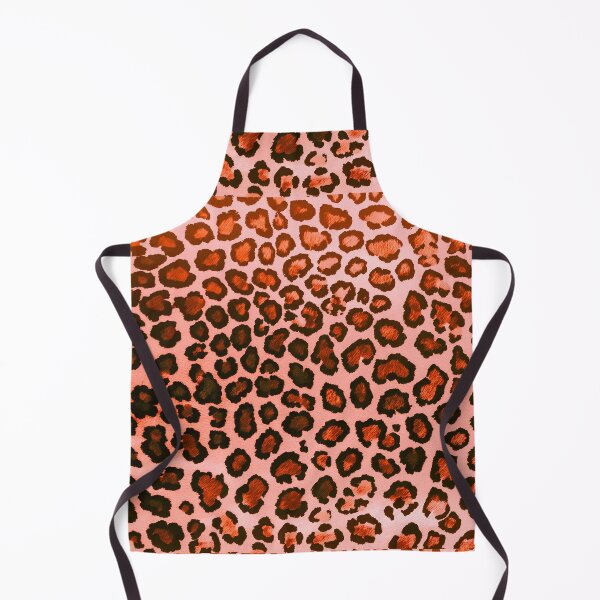 Item preview, Orange Leopard Print Pattern designed and sold by SassyArtistry.