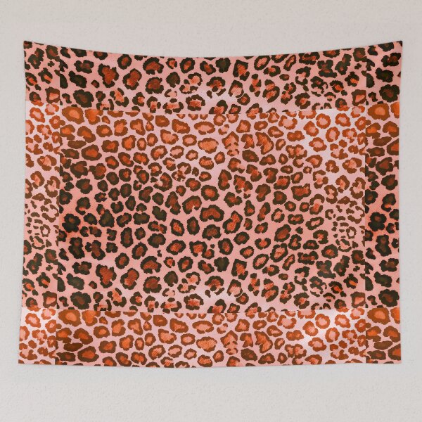 Item preview, Orange Leopard Print Pattern designed and sold by SassyArtistry.