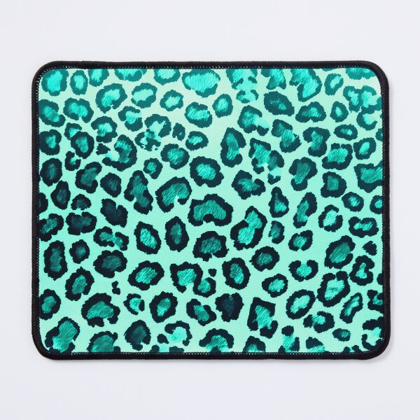 Item preview, Turquoise Leopard Print Pattern designed and sold by SassyArtistry.