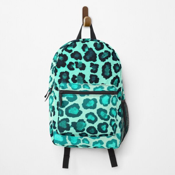 Item preview, Turquoise Leopard Print Pattern designed and sold by SassyArtistry.