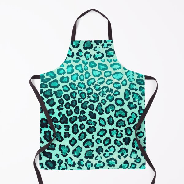 Item preview, Turquoise Leopard Print Pattern designed and sold by SassyArtistry.