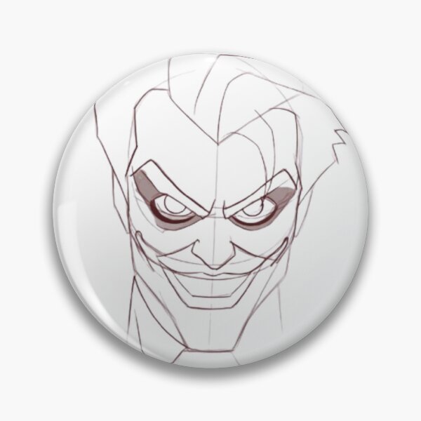 Item preview, drawing of a crazy clown designed and sold by Icon4Frames.