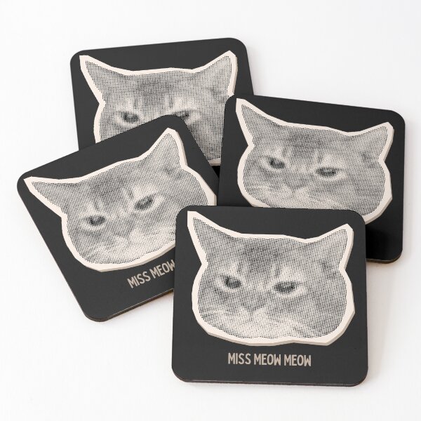 Item preview, Miss Meow Meow designed and sold by LivingInThinAir.