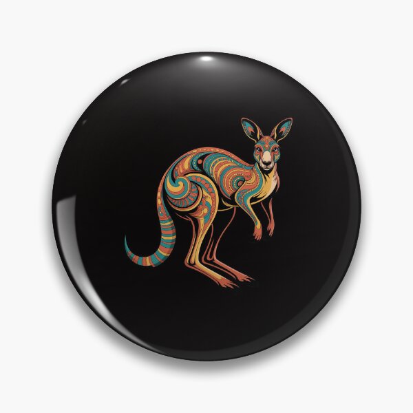 Item preview, Australian Aboriginal Kangaroo Animal Lover Australia designed and sold by portcrysral.